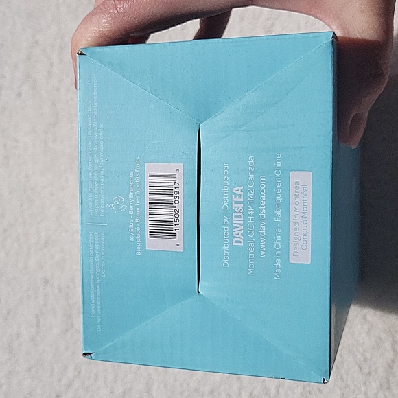 DavidsTea Perfect Mug Icy Blur Berry Branches NWT NIB - Picture 5 of 9